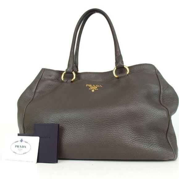 Prada Vitello Large Leather Shoulder Bag GG-0924P-0007